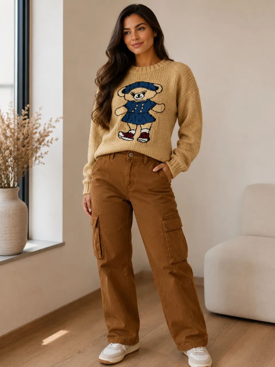 Blusa tricô ursinho  - Foto 2