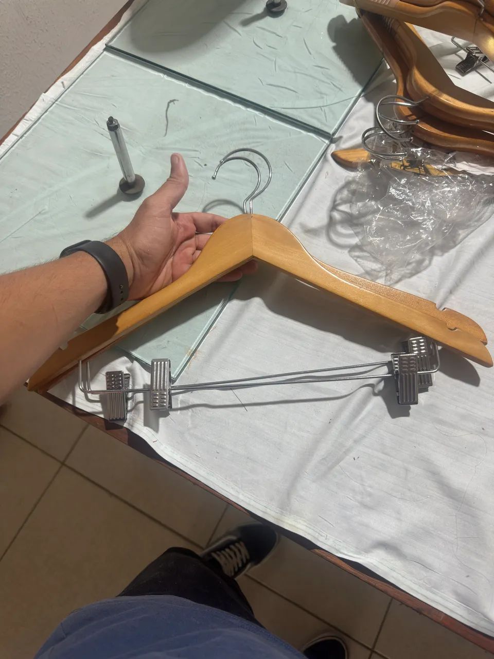 Cabides de madeira novos  - Foto 4
