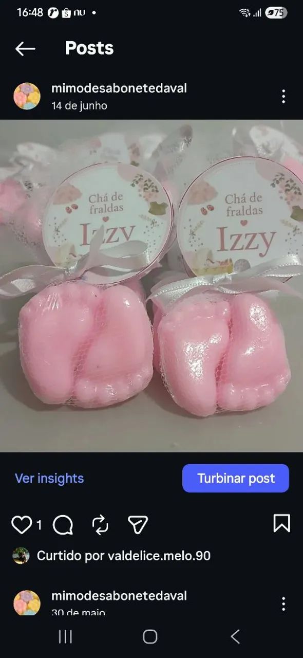 Chá de fraldas lembrança  - Foto 4