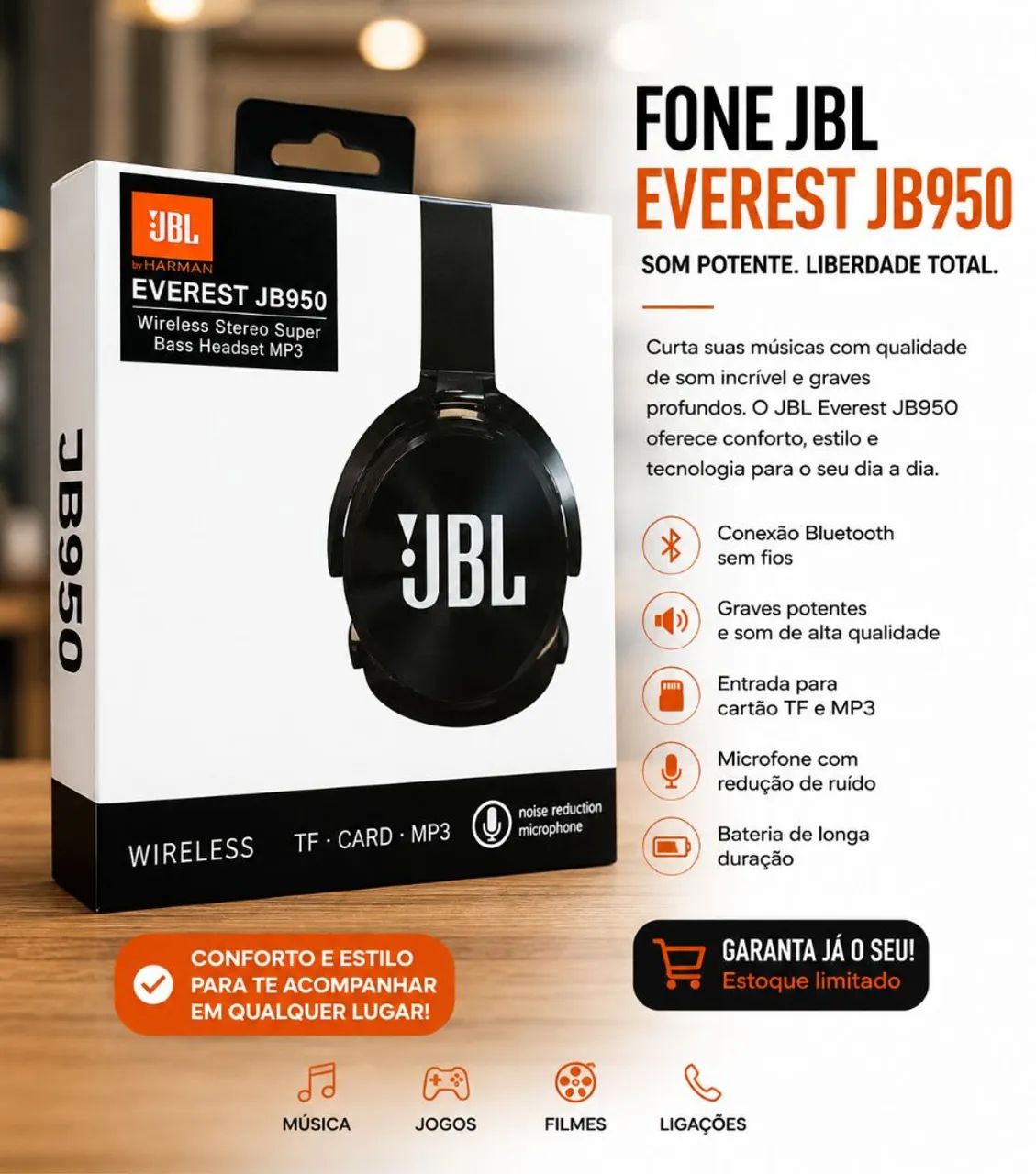 FONE JBL WIRELESS 