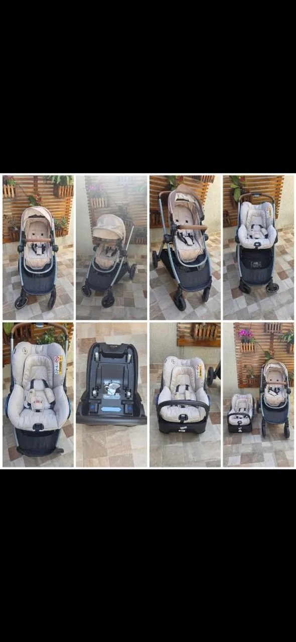 Carrinho bebe Maxi Cosi Anna com bebê conforto  - Foto 5