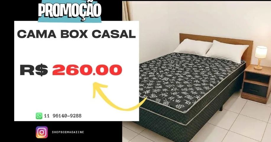 cama box casal (promoção)