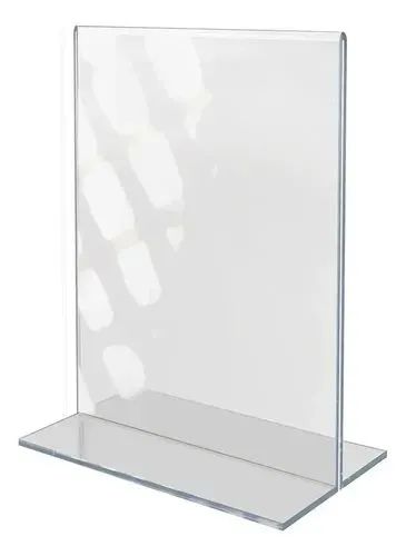 Display acrílico para mesa 10x15cm -5 unidades - Foto 2