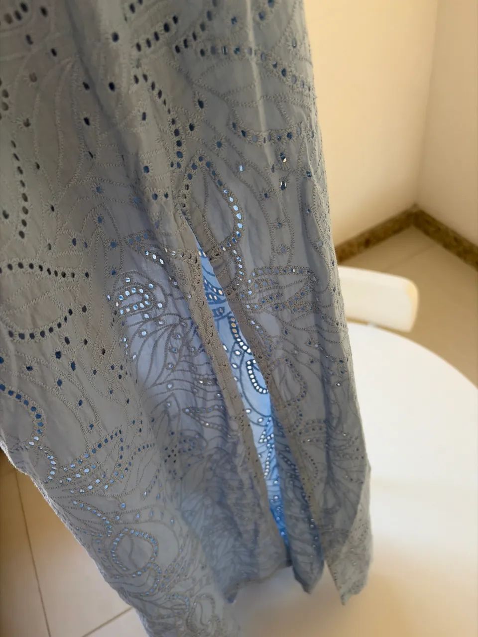 Vestido azul Laise  - Foto 4