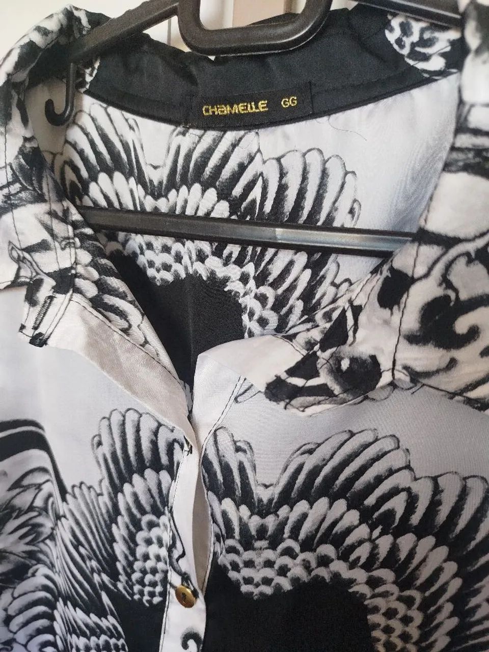 Bata feminina - Crepe de Seda - GG - Foto 2