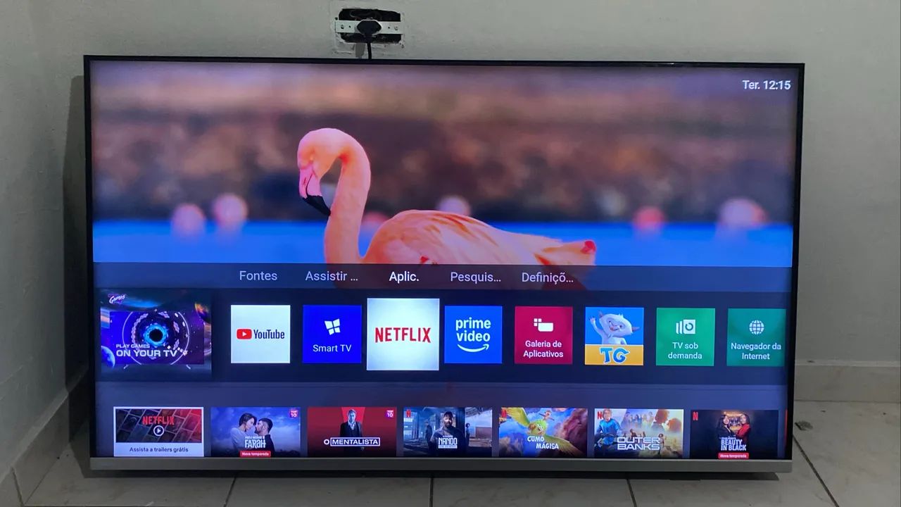 Tv smart 4k 50 polegadas borda infinita detalhe imperceptível  - Foto 4