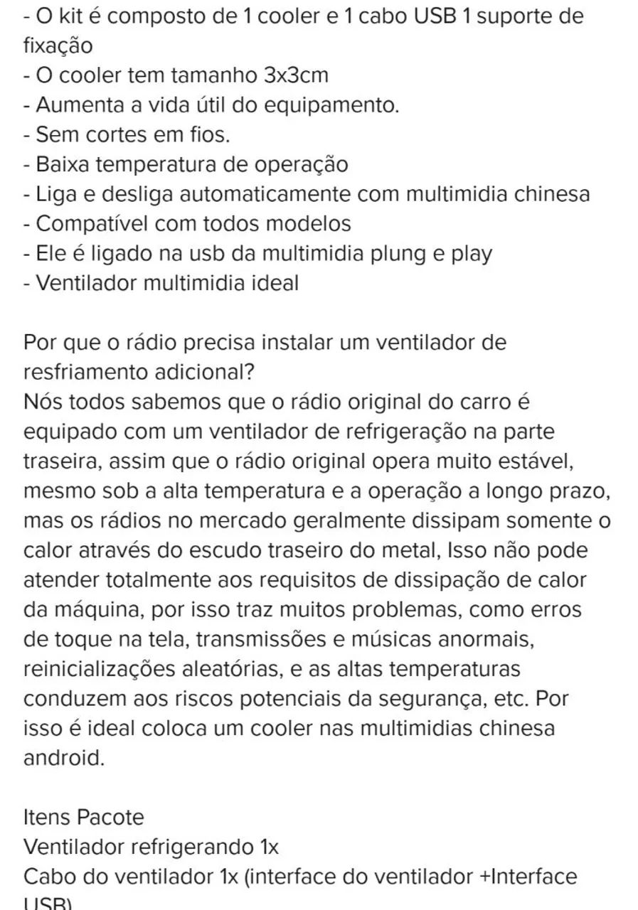 Cooler para central multimídia  - Foto 2
