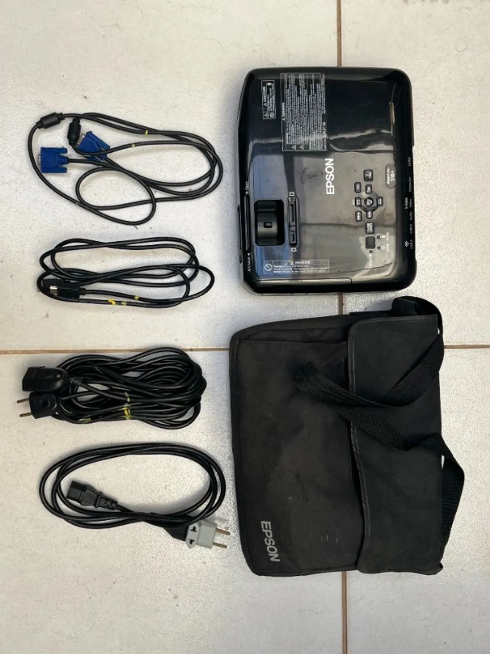 Data Show e Retroprojetor Epson POWER LITE S18+ power Lite