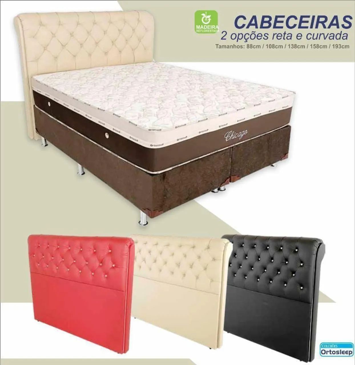 Cabeceira casal entrega na sua casa