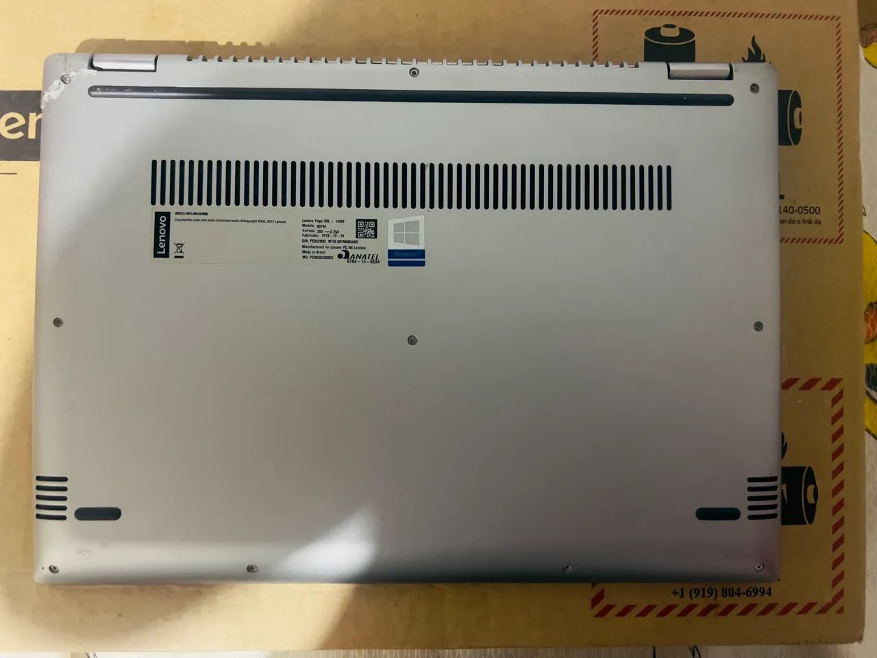 Notebook YOGA520 SSD 480 4GB RAM i77500u - Foto 3