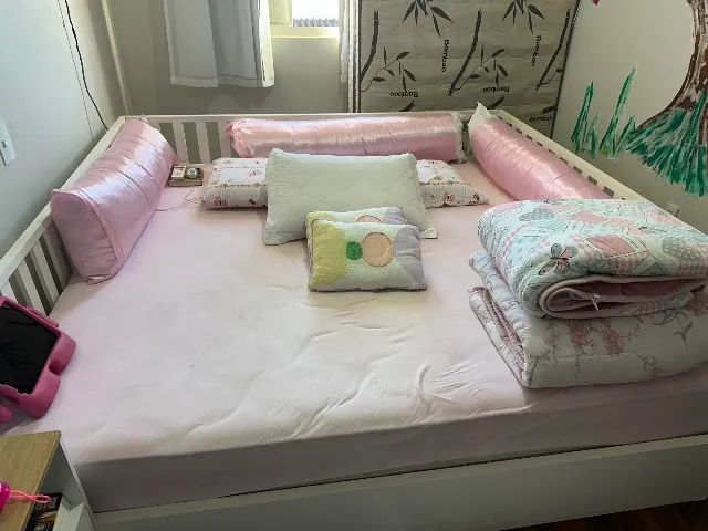 Cama 200x200 crianças com colchão  - Foto 2