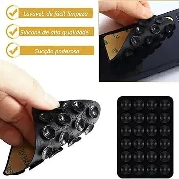 ? SUPORTE DE CELULAR DE SILICONE COM VENTOSA - Foto 4