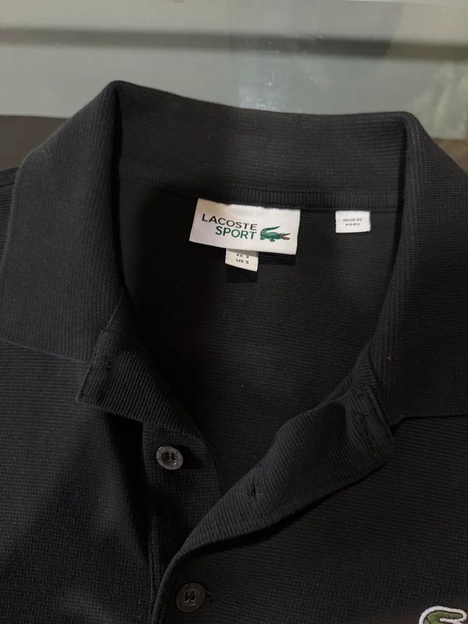 Polo Lacoste; Original; Preto; Tam P - Foto 2