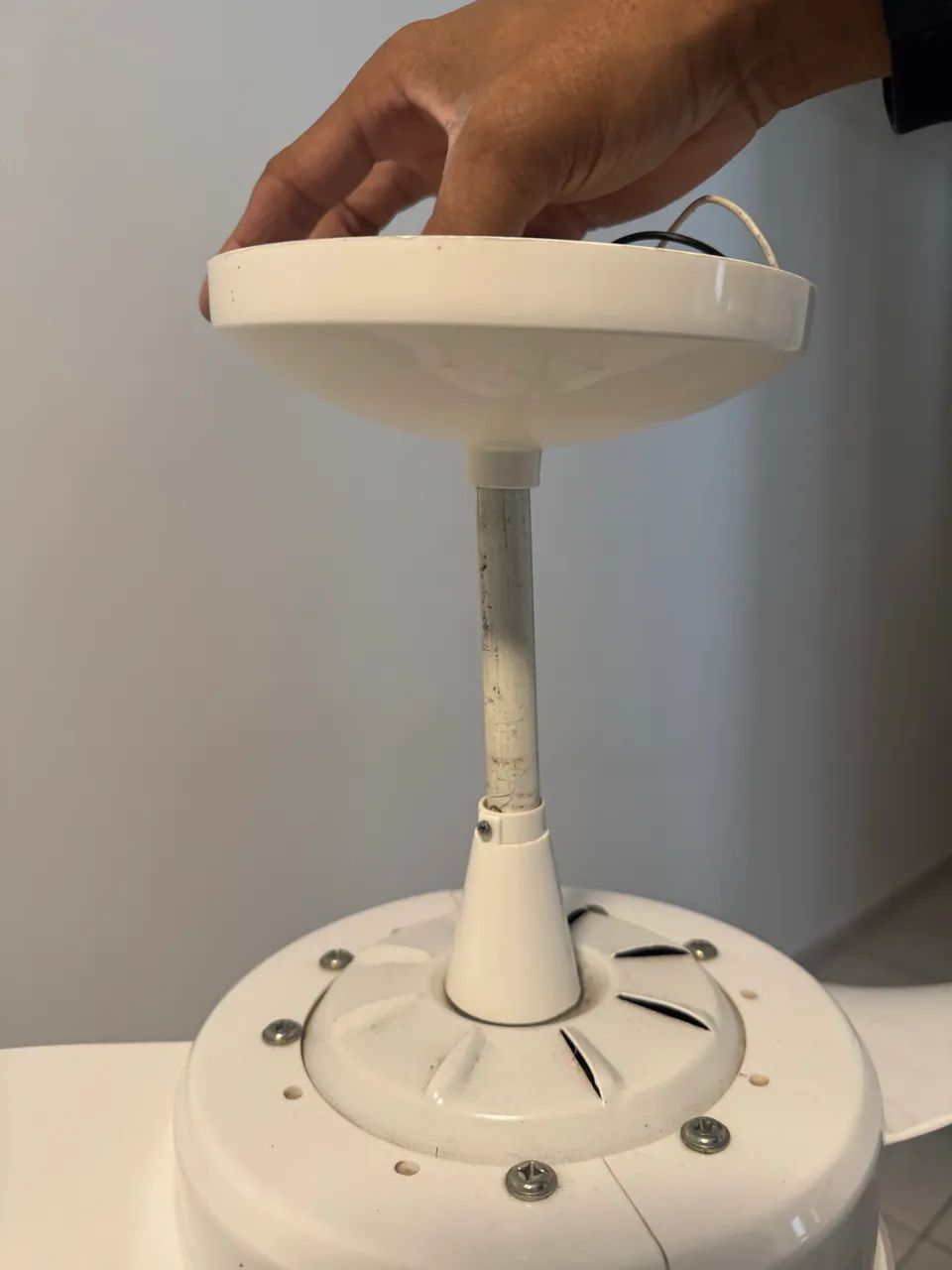 Ventiladores de teto branco 110v  - Foto 4