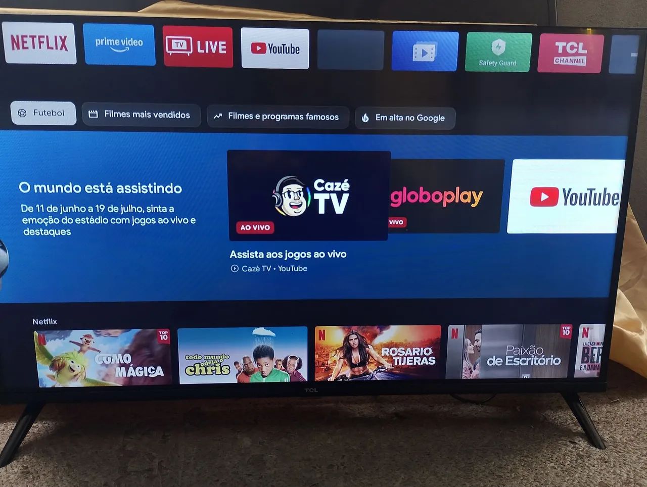 Vendo tv 32 polegadas smart TCL com vários aplicativos vêm no ZAP *