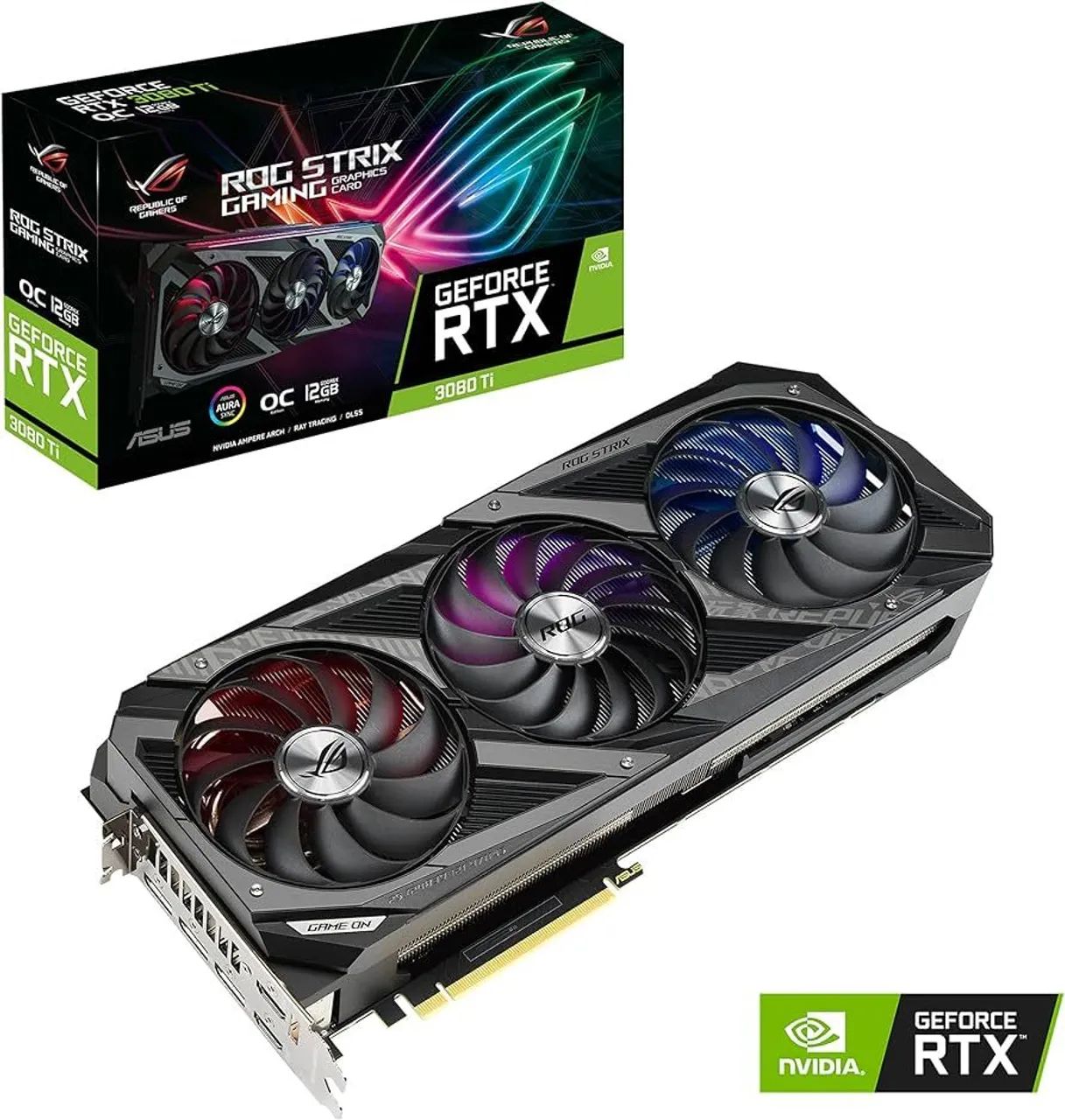 Asus Rog Strix Geforce RTX 3080 TI OC - 12 GB - Foto 2