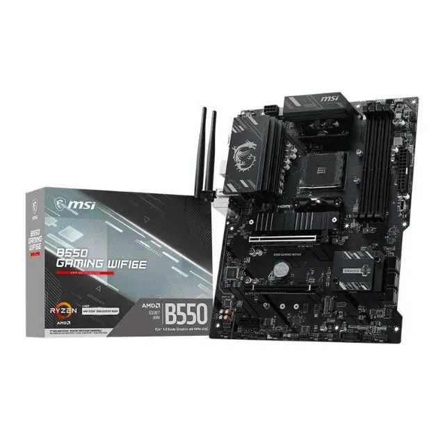 Placa Mae MSI B550 GAMING WIFI6E, DDR4, Socket AMD AM4, ATX, 12x 76,01