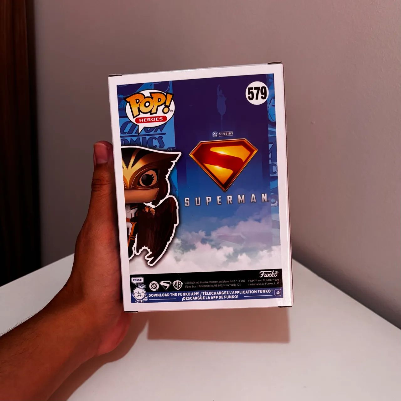 Funko Pop Hawkgirl - Mulher Gavião - 579 - Superman - Original - Foto 3