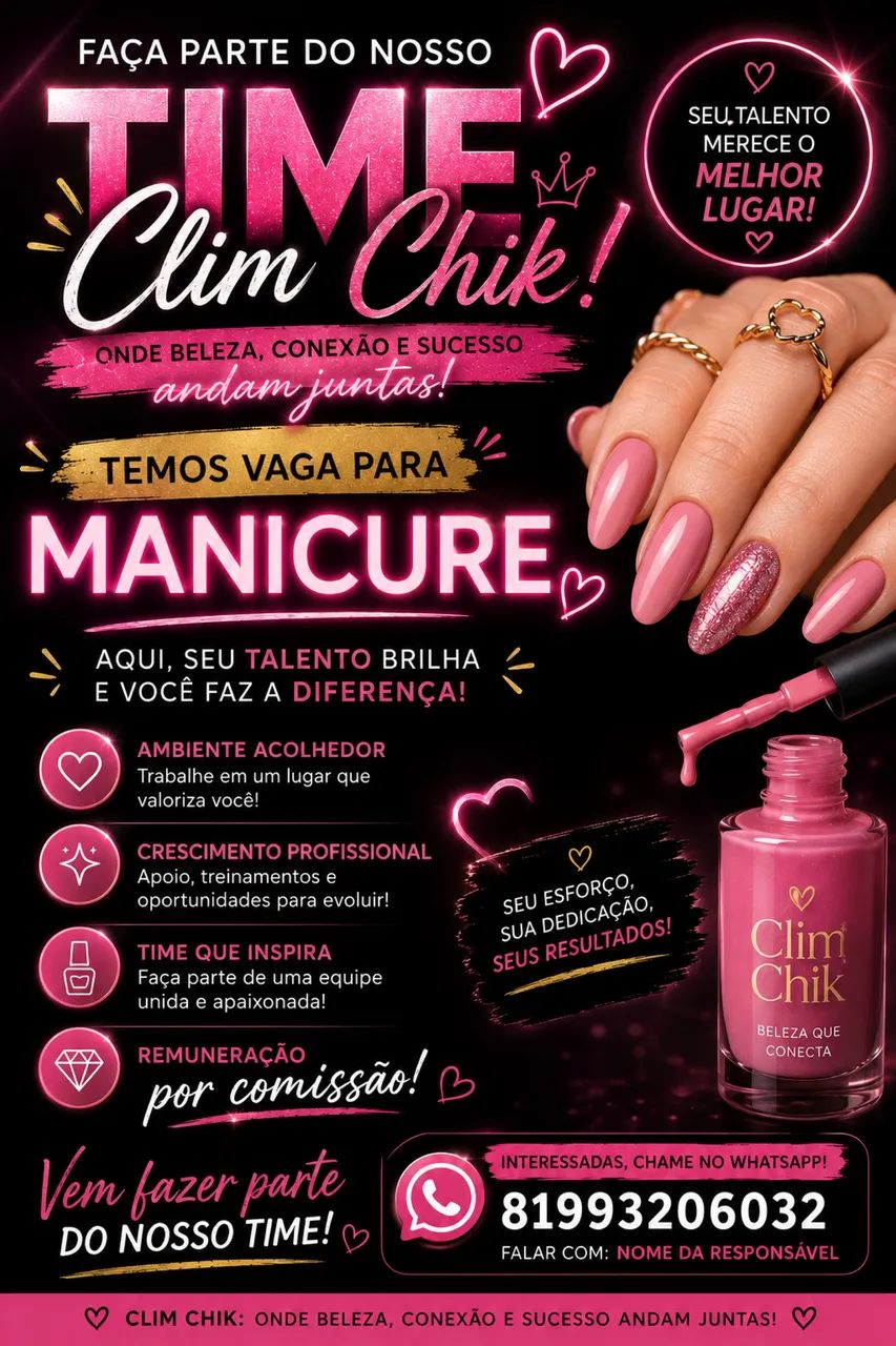 Vagas para manicure 