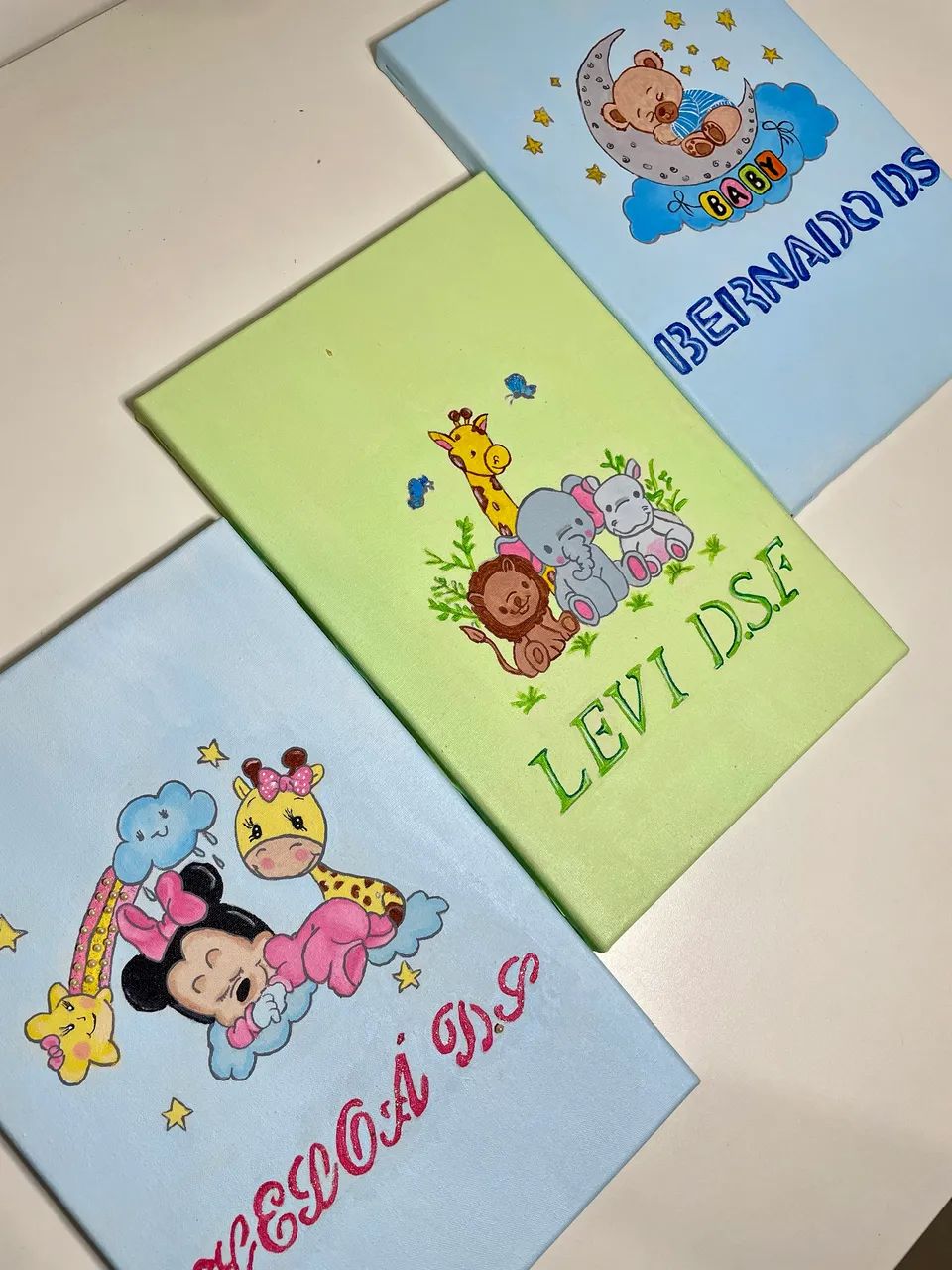 Fraldas e Quadros em pintura personalizada  - Foto 4