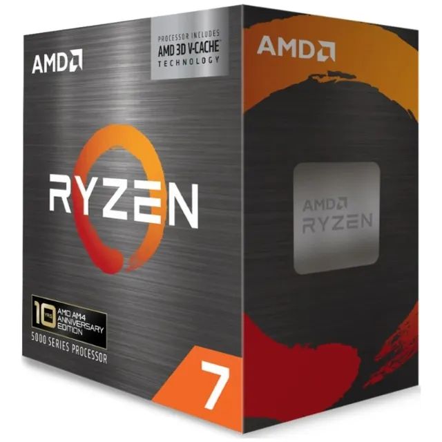 【中古品】AMD Ryzen 7 5800X3D Processador AMD Ryzen 7 5800X3D 10th Anniversary Edition 3.4GHz