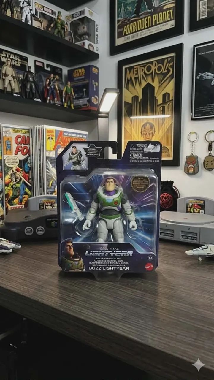 Boneco Buzz Lightyear Patrulheiro Espacial Alfa 13cm