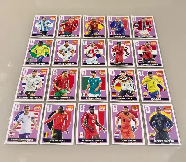 Coleção completa Legends Lilás - Copa 2026 (Original Panini) - Foto 2
