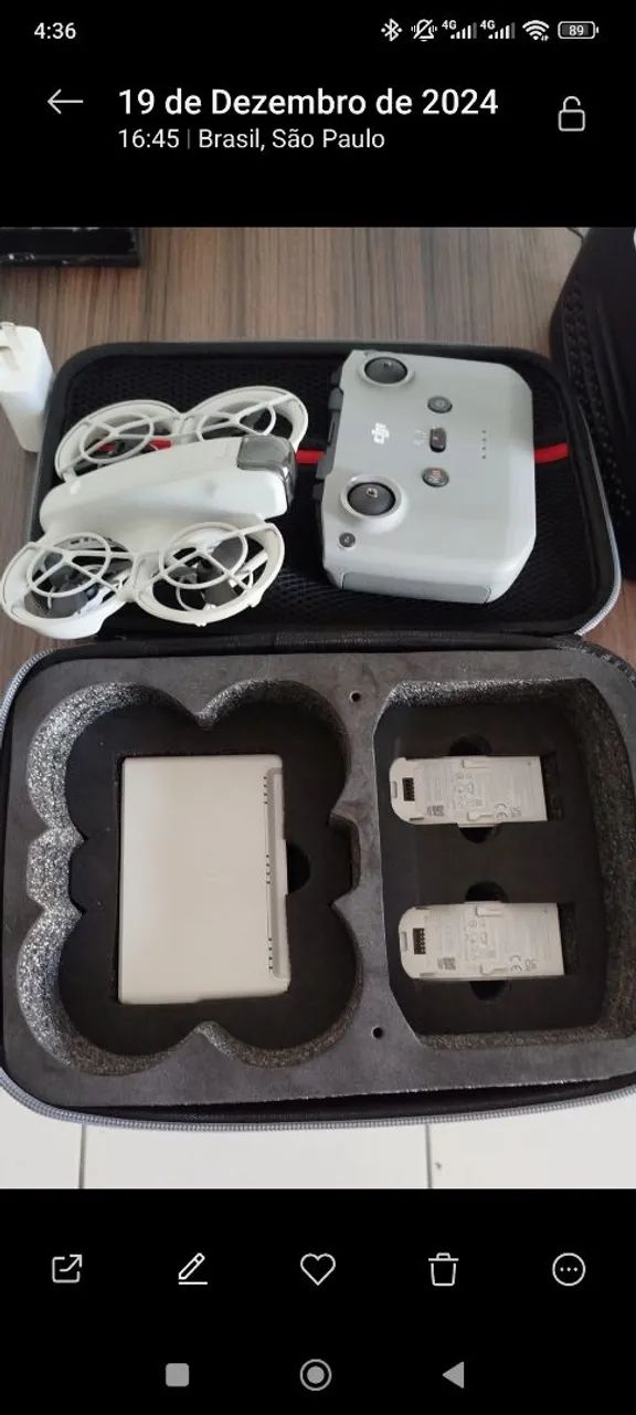 Drone DJI Neo novo pouco uso combo  - Foto 4