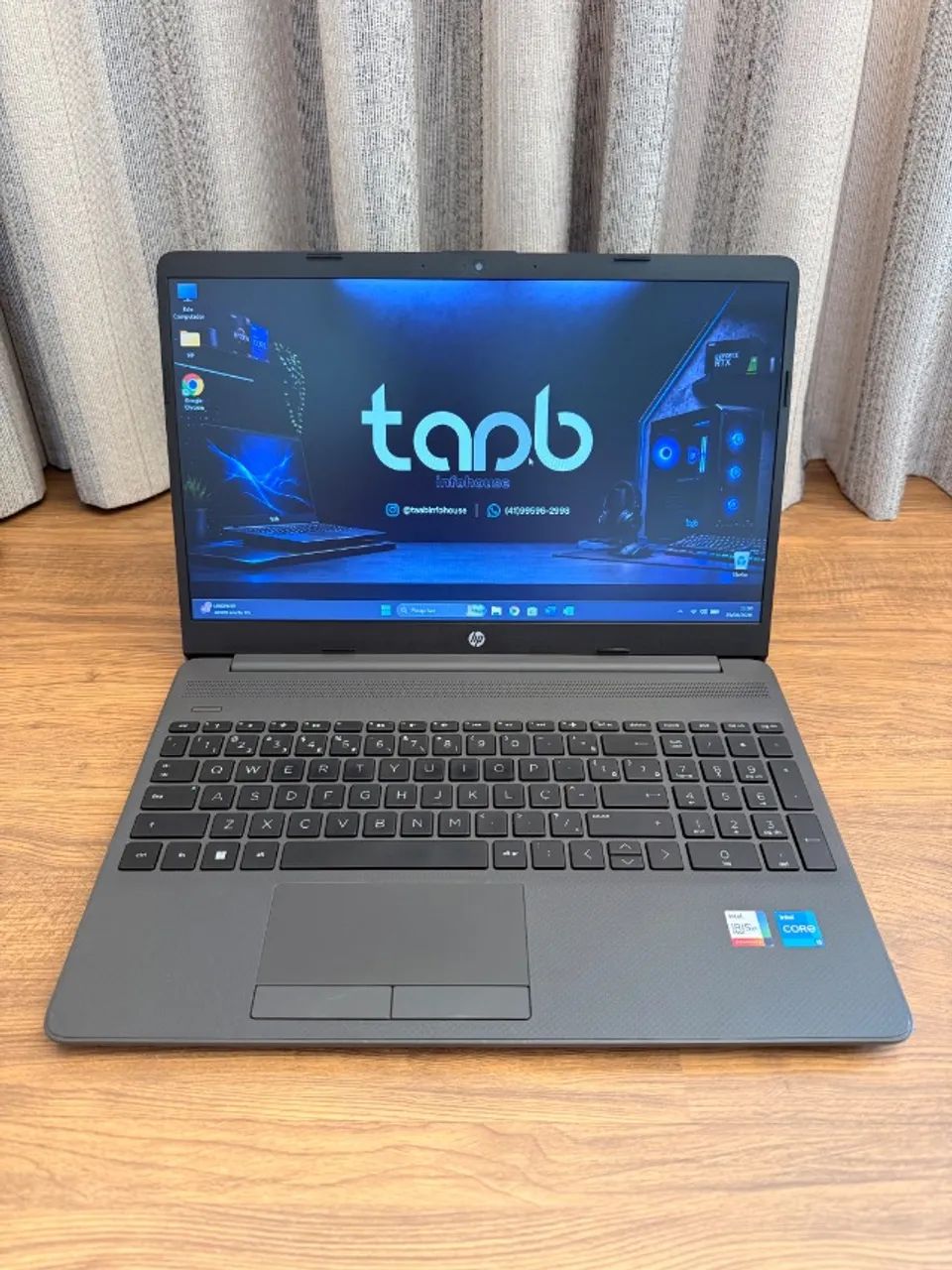 Notebook HP 250 G9 Core i5-1235U 16Gb 256SSD 15.6" Polegadas Windows 11