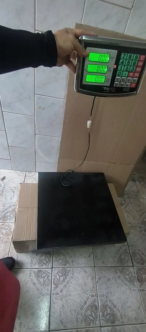 Balança plataforma 60 X 60 cm 300 kg - Foto 5