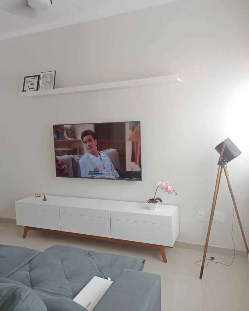 Suporte de TV FIXO (INSTALADO) - Foto 3