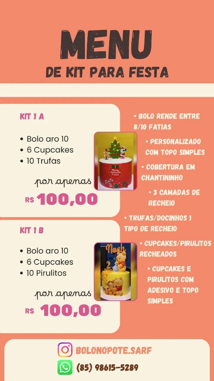 Kit Festa (doces)