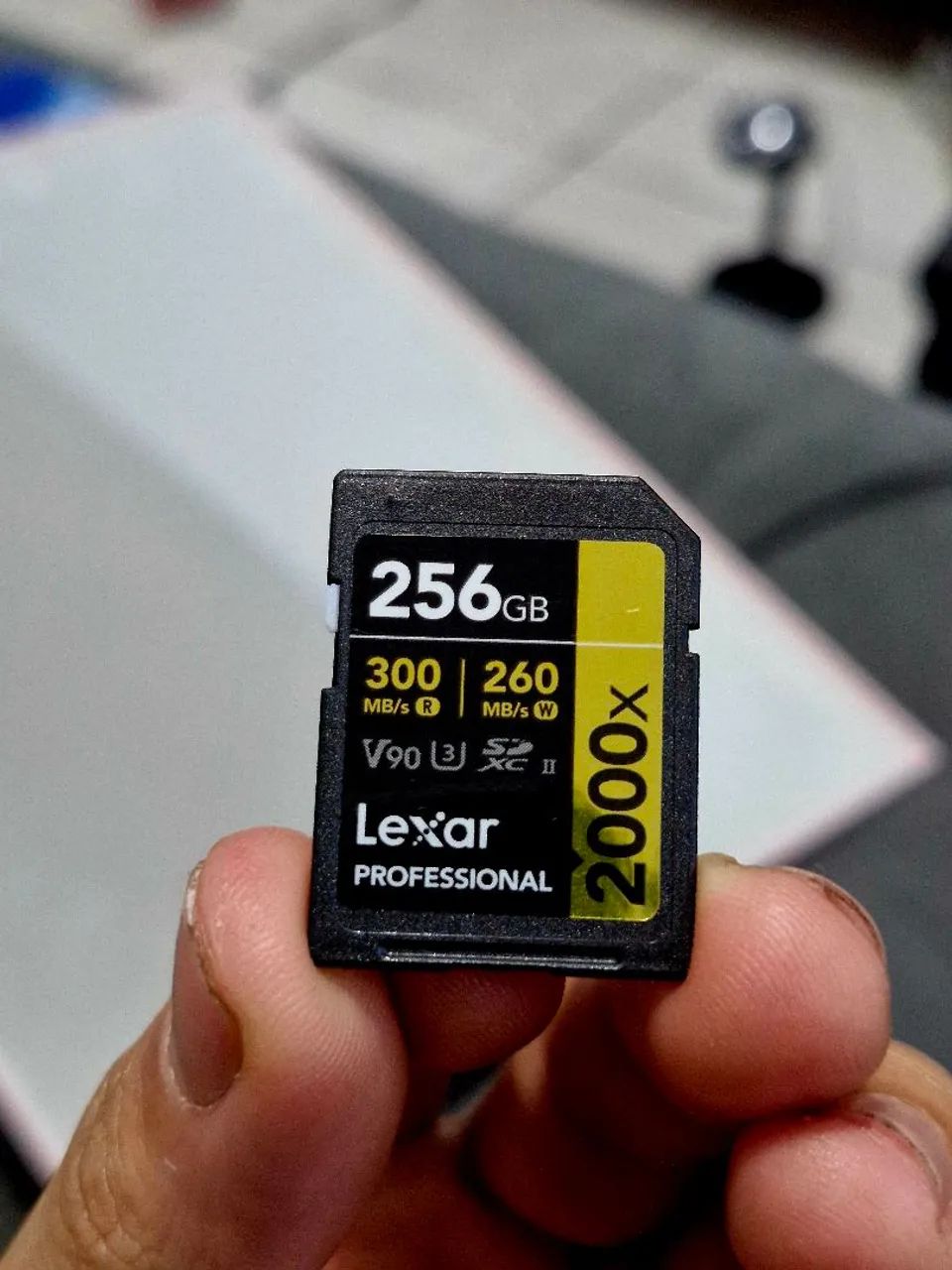 Cartão de memória Lexar Professional 2000x 256GB SDXC UHS-II V90 - Foto 3