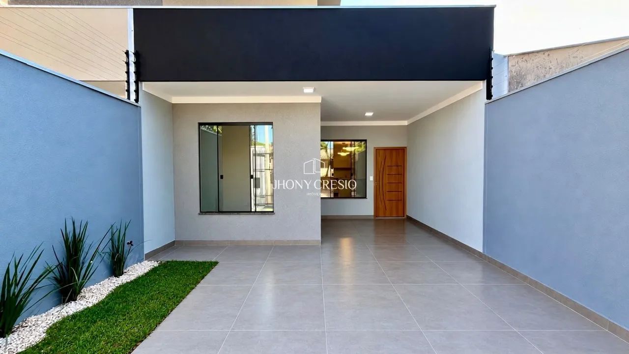 Casa nova no Jardim Itaparica com 3 quartos, suíte e área gourmet - Foto 4
