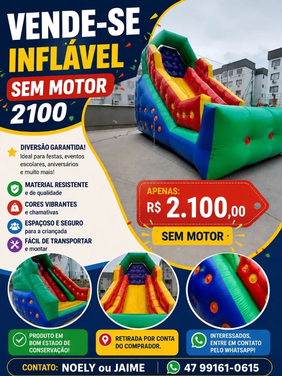 Brinquedo inflavel 