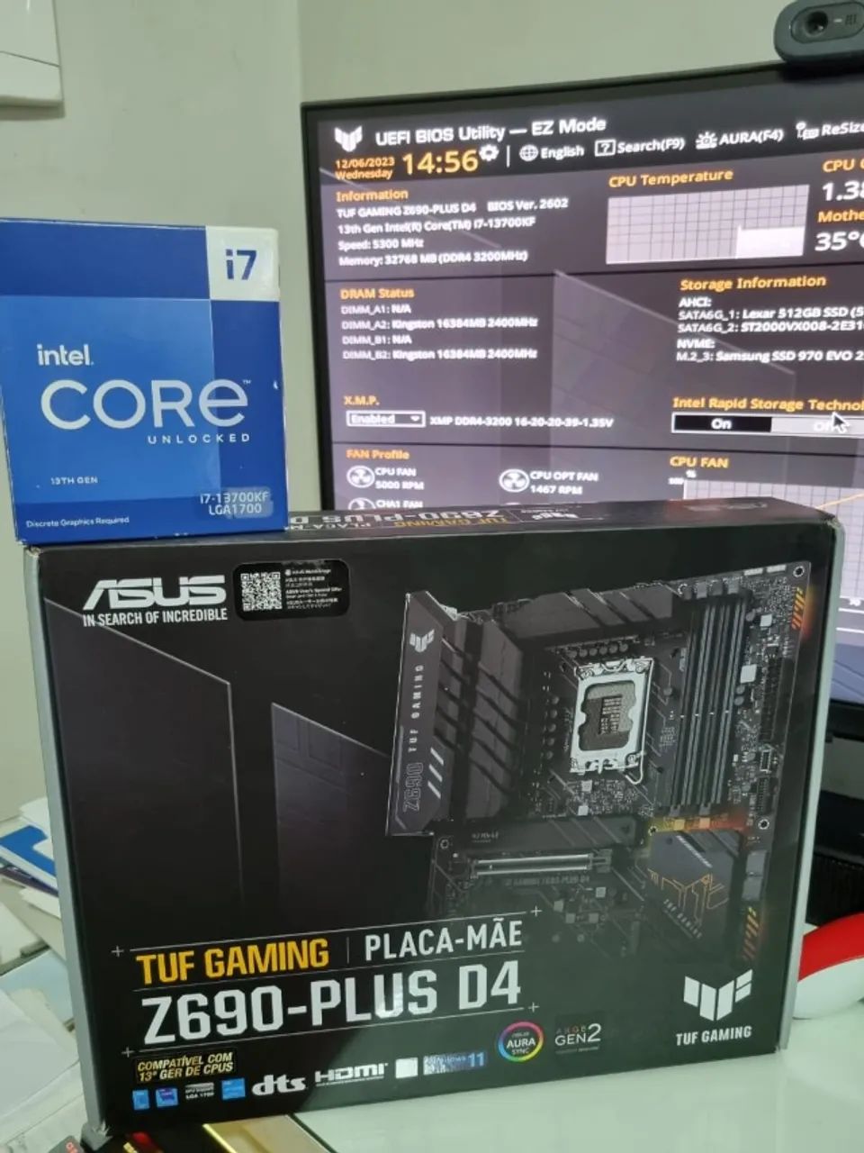 i7-13700KF Z690PLUS WIFI D4 DDR4 64GBセット TUF GAMING Z690-PLUS WIFI D4 | Placas-Mãe | ASUS Brasil