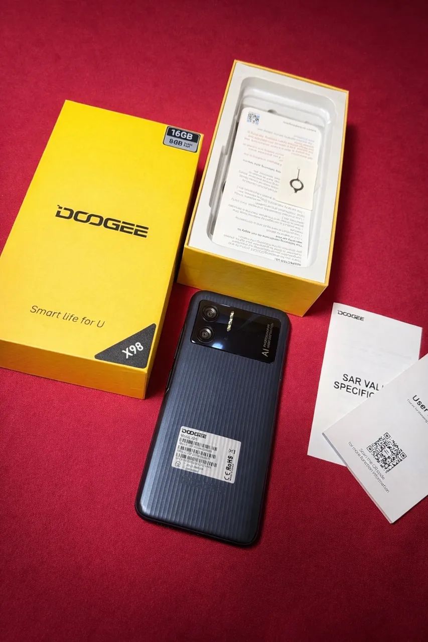 CELULAR DOOGEE X98 - NOVO NA CAIXA!