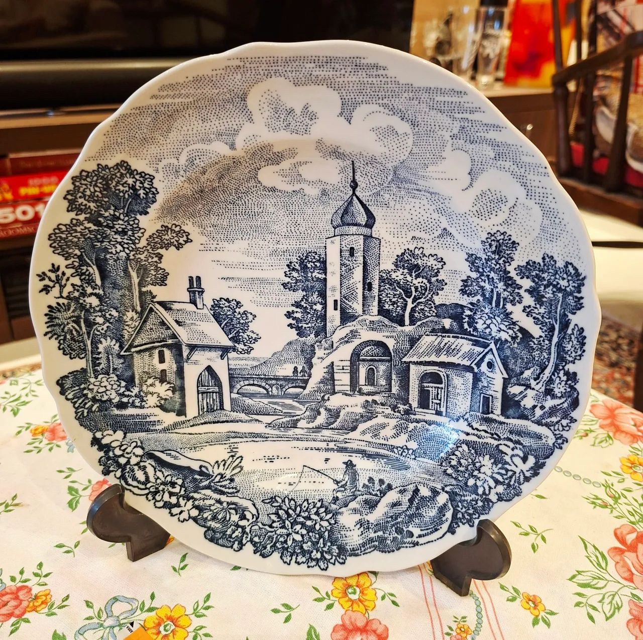 Prato em porcelana portuguesa 