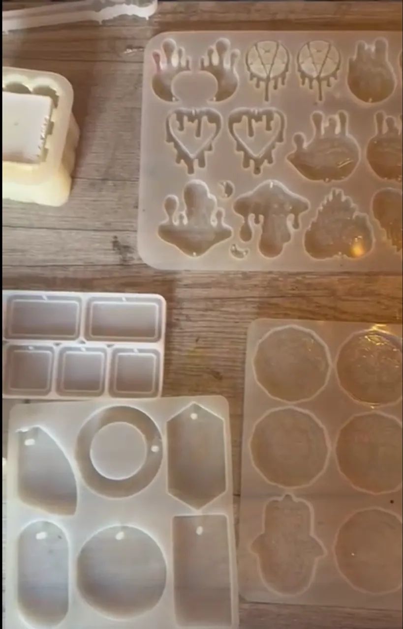 LOTE DE MOLDES DE SILICONE - DIVERSOS MODELOS - Foto 2