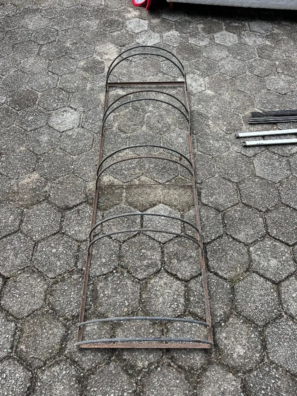 Suporte de ferro para 5 bikes