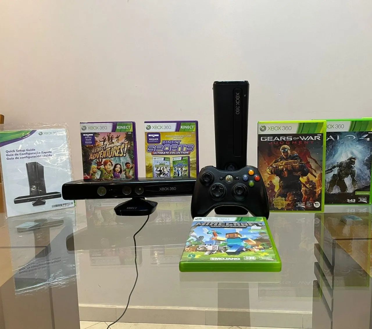 Xbox 360 + Kinect + Jogos Originais