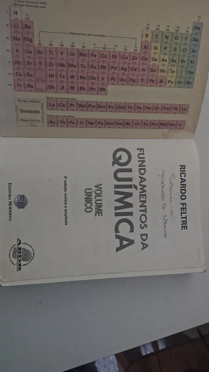 Livro Fundamentos da Química - Feltre (Volume Único) - Foto 3
