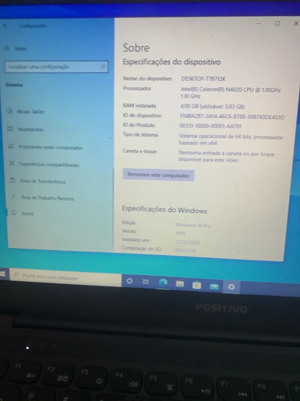 NOTEBOOK POSITIVO À VENDA IDEAL PARA ESTUDOS E TRABALHO! - Foto 5
