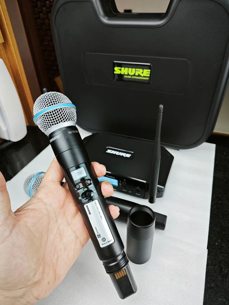 MICROFONE GLXD24 SLXD2 DUPLO  - Foto 4
