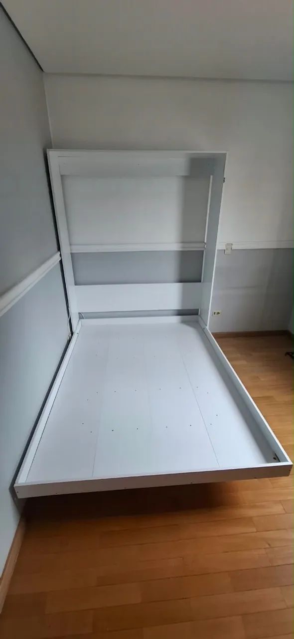 cama de casal embutida com estante - Foto 3