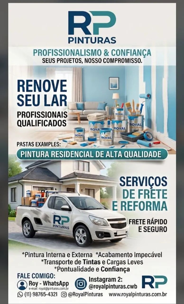 Reforma pintura e acabamentos 
