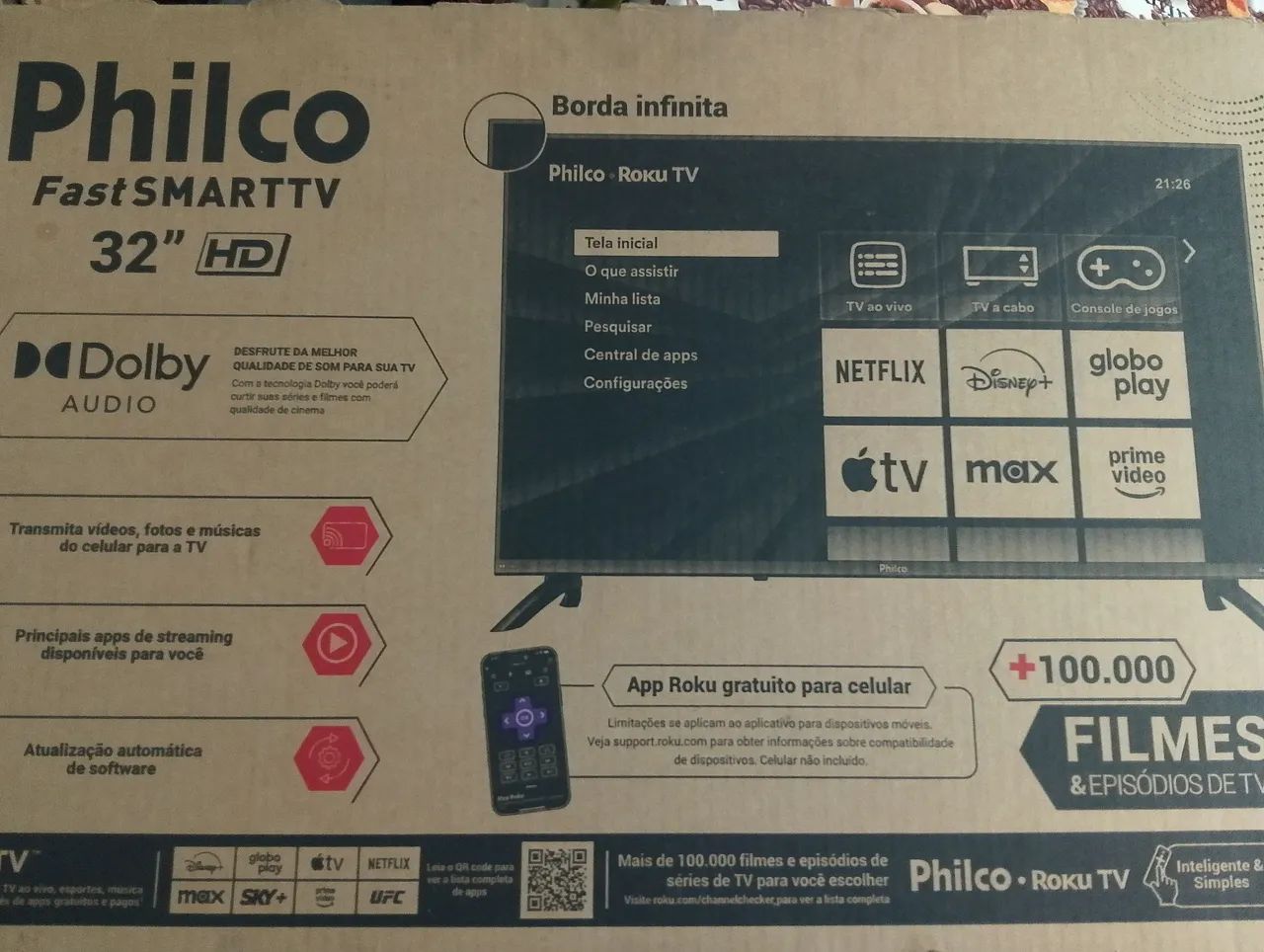 Smart 32 polegadas philco - Foto 3