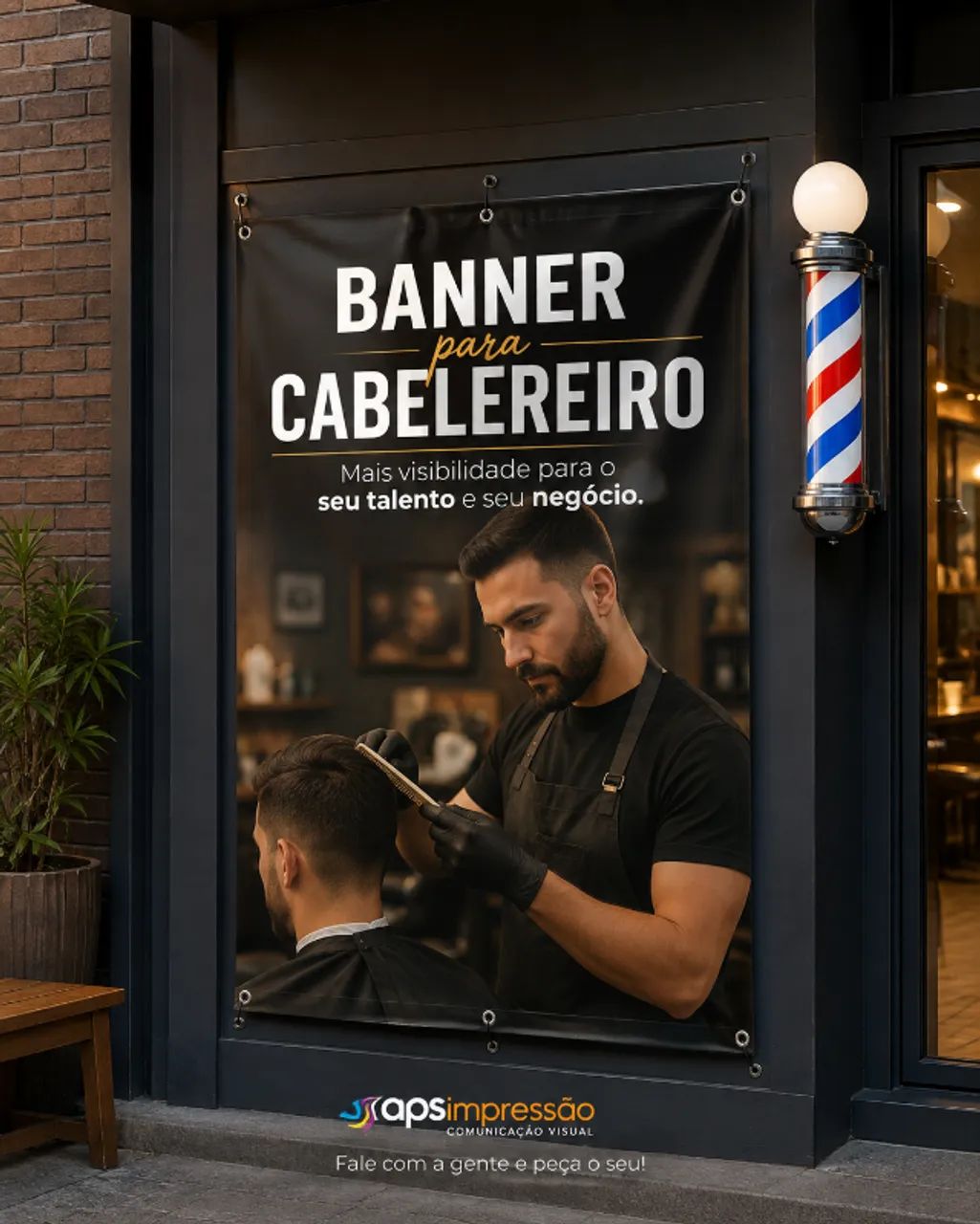Banner  BARBEARIA 70X100 