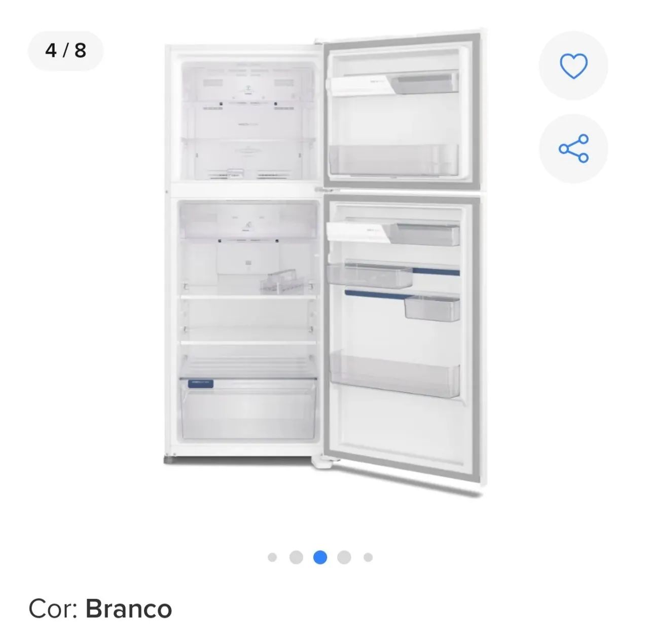 Geladeira Eletrolux Frost Free top freezer 2 portas tf55 431 L - Foto 4