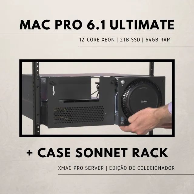 Mac Pro 6.1 (2013) | 12-Core Xeon | 64GB RAM | 2TB SSD | Case